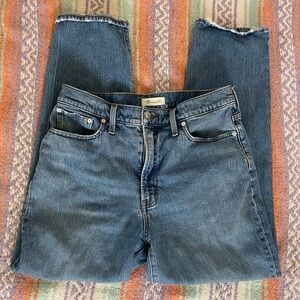 Madewell Perfect Straight Vintage Jean Earlwood Wash Size 31 12 EUC
